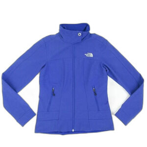 The North Face Calientito Purple Soft Shell Fleece Lined Full Zip Jacket Size S